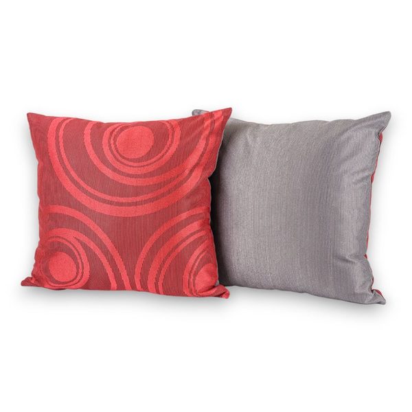 Vínový polštář Circles 50x50cm