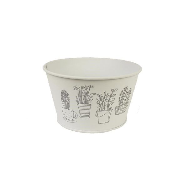 Obal kovový K2606/1 - dia 15,5 x 9 cm