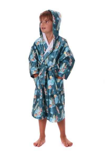 Dětský župan s kapucí Oahu
