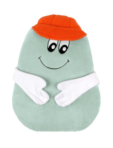 Tvarovaný polštářek Mintová,Bílá,Oranžová 50/187 36x48 cm