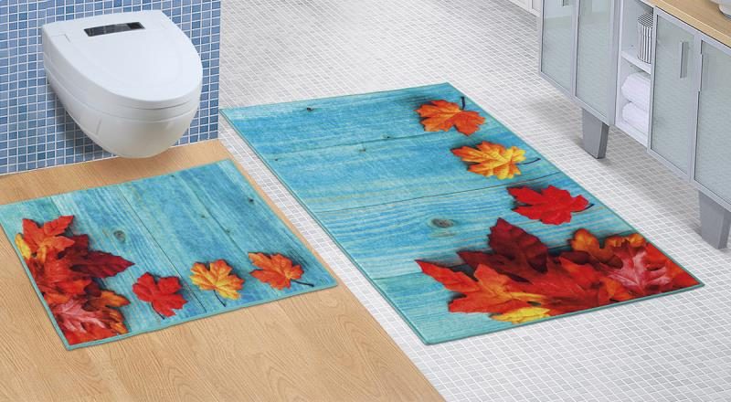 3D tisk sada - BEZ VÝKROJE Tyrkysová 850/983 sada 60x100, 60x50 cm