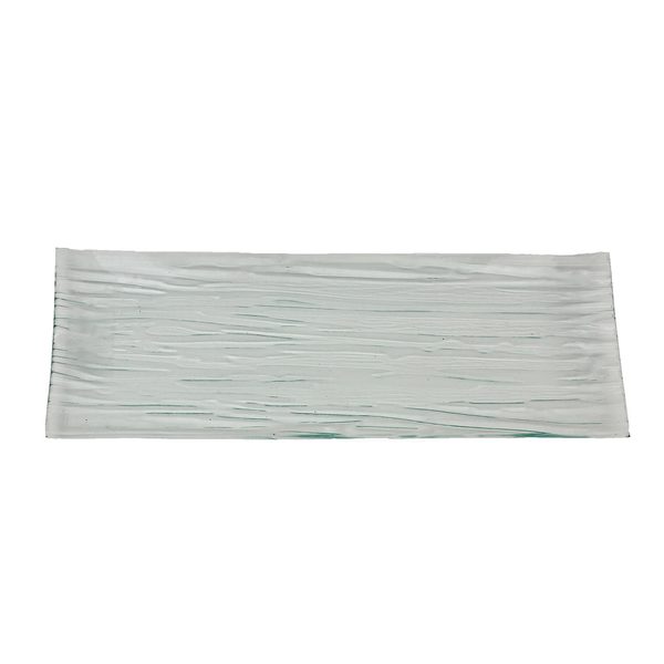 Skleněný tácek dekorační S0233/2 - 32.5 x 10.5 x 1 cm