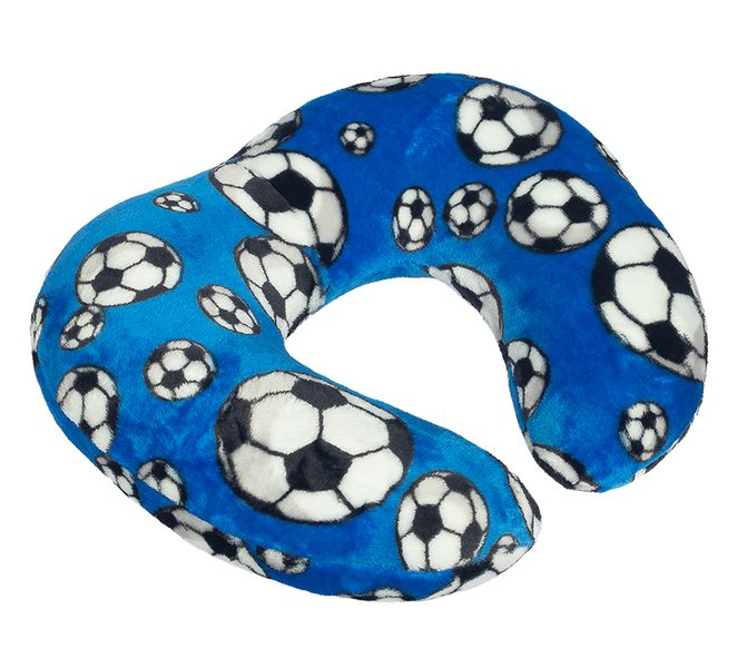 Polštářek cestovní podkova Modrá 24/153 30x35 cm