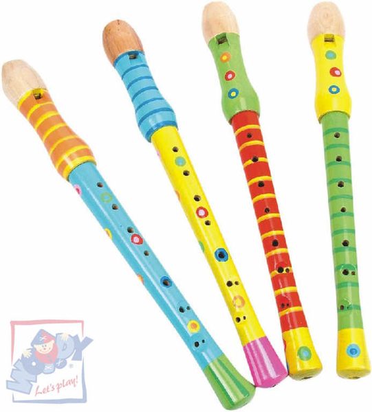 Flétna dětská 33cm barevná