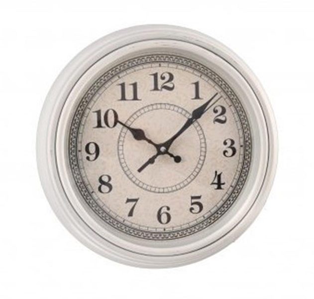 Hodiny nástěnné UH bílé pr. 31 cm - dia 31 cm