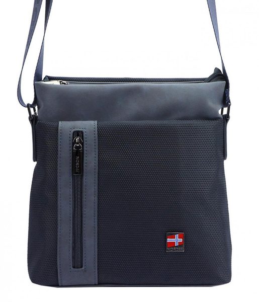 Nordee Pánská crossbody taška 23 x 24 cm modrá