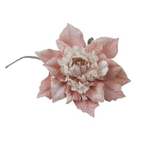 Dekorační květ X7628-06 - 24 × 11 × 5 cm