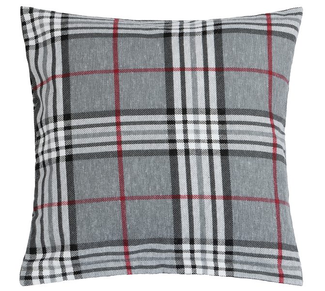 Povláček flanelový Šedá 12/899 40x40 cm