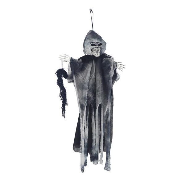 Halloween smrtka k zavěšení X5894 - 35×6×60 cm