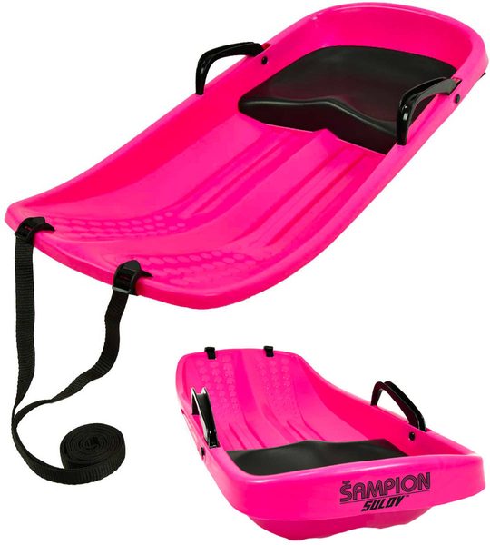 SULOV Extreme Boby dětské Šampion tmavě růžové se sedátkem a popruhem