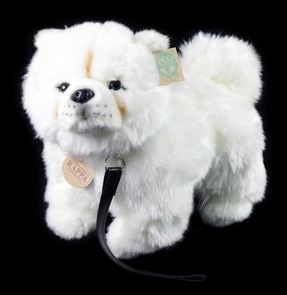 PLYŠ Pes Čau-čau 30cm na vodítku Eco-Friendly *PLYŠOVÉ HRAČKY*