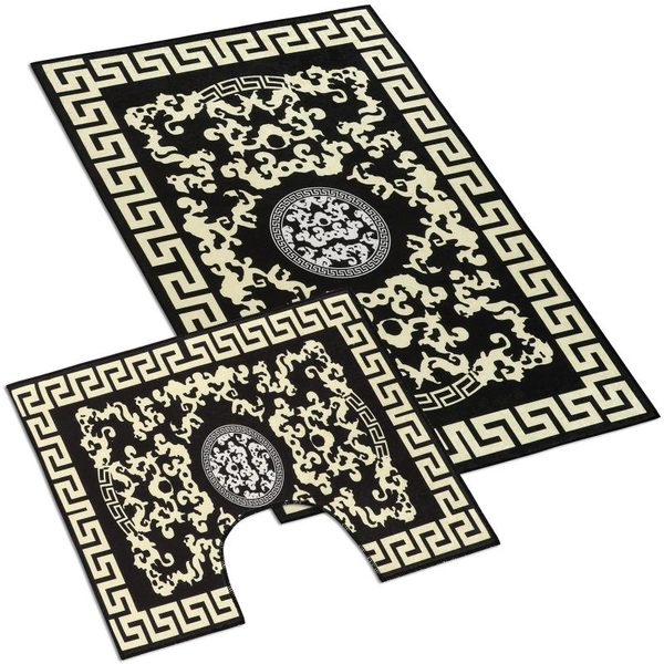 3D tisk sada Černá,Zlatá 850/051 sada 60x100, 60x50 cm