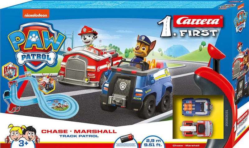 CARRERA First autodráha Tlapková Patrola (Paw Patrol) 2,9m na baterie