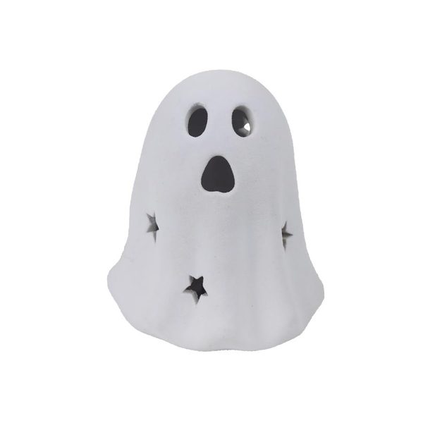 Dekorace duch s LED osvětlením X5339/1 - 10,3 × 8,8 × 12 cm