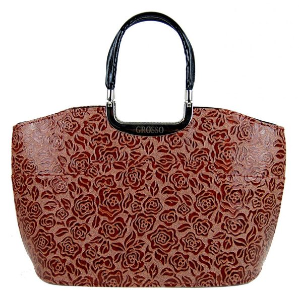 Elegantní starorůžová kabelka do ruky S5 GROSSO