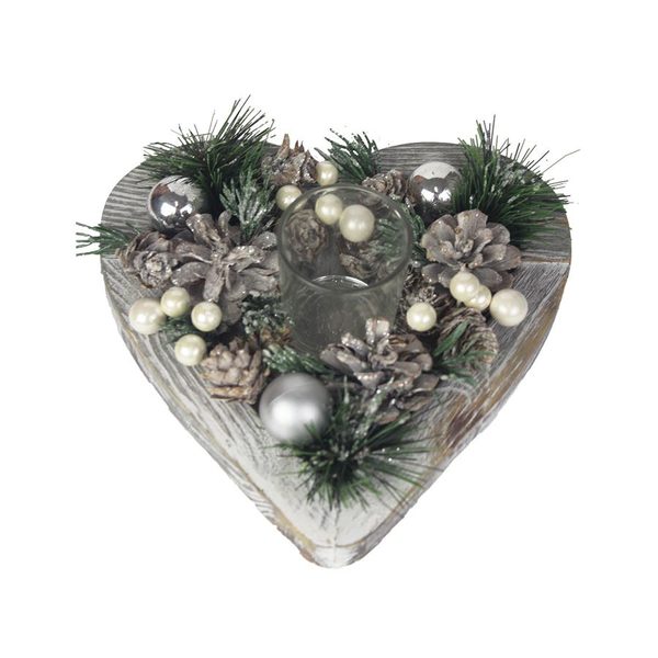 Svícen na 1 svíčku P1203 - 21 x 22 x 8 cm