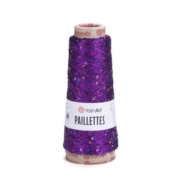 Paillettes příze s lurexem a flitry 1 x 50 g