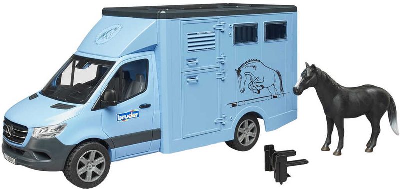 Bruder Mercedes-Benz Sprinter přeprava zvířat s koněm 02674