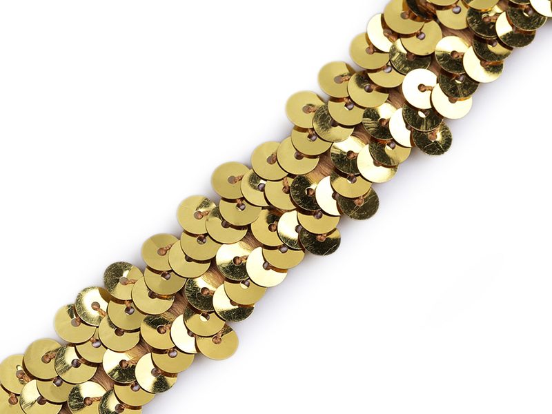 Flitrový prýmek šíře 20 mm elastický METRÁŽ