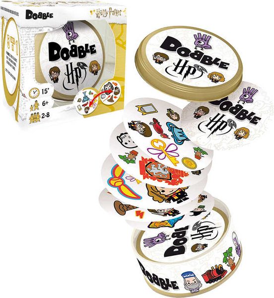 Hra Dobble Harry Potter v plechové krabičce