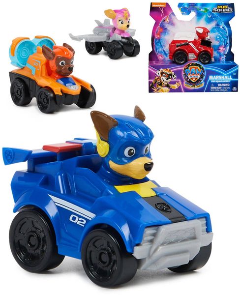 SPIN MASTER Tlapková Patrola ve velkofilmu set mini autíčko s figurkou 6 druhů