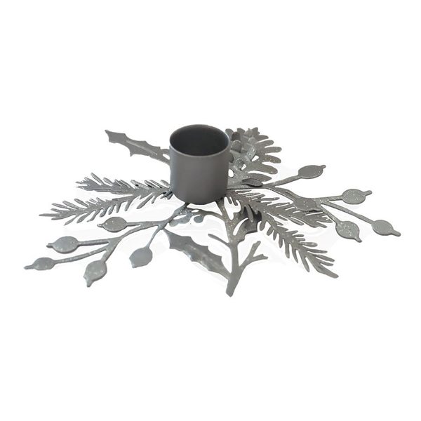 Svícen na 1 svíčku K3507 - 13 × 13 × 2.5 cm