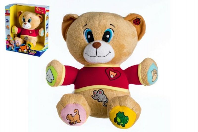 Medvěd Tedík česky mluvící plyš 30cm