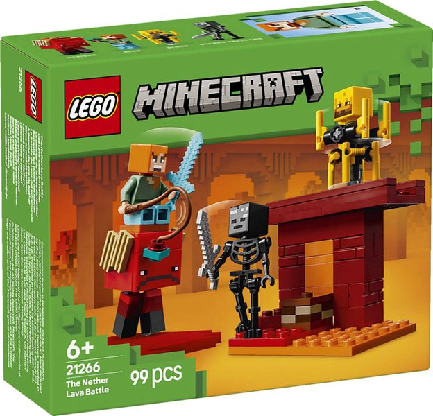 LEGO MINECRAFT Lávová bitva v Netheru 21266
