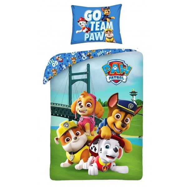Povlečení Paw Patrol Team Bavlna, 140/200, 70/90 cm