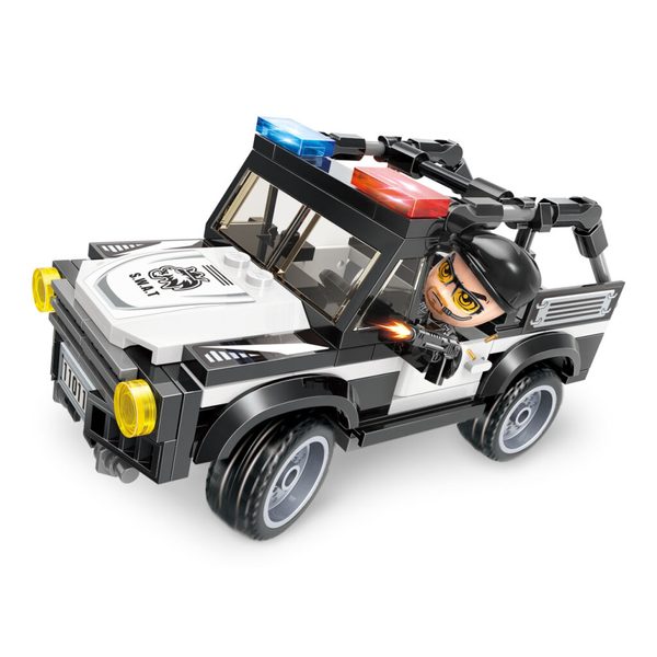 Qman Mine City Police W11011-1 Policejní auto