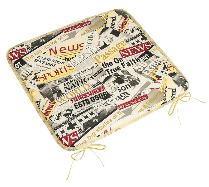 Sedák Adéla hladký Červená,Černá,Bílá 34/228 40x40 cm