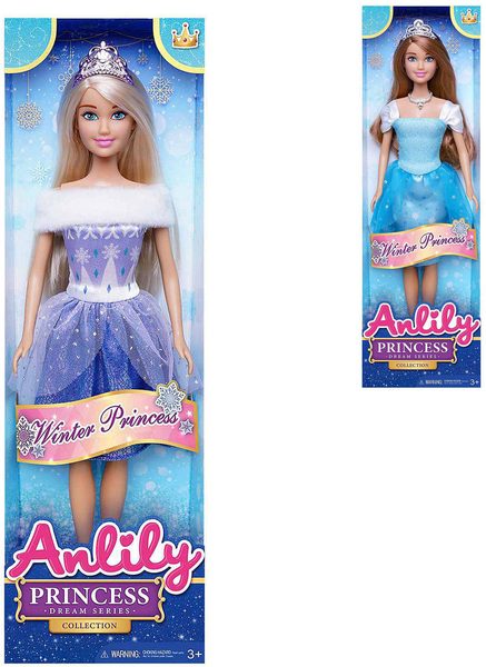 Panenka Anlily Winter Princess zimní princezna 29cm 2 druhy