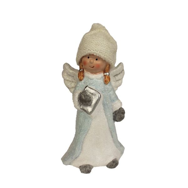 Anděl dekorační X2604 - 9.5 x 7.5 x 17 cm