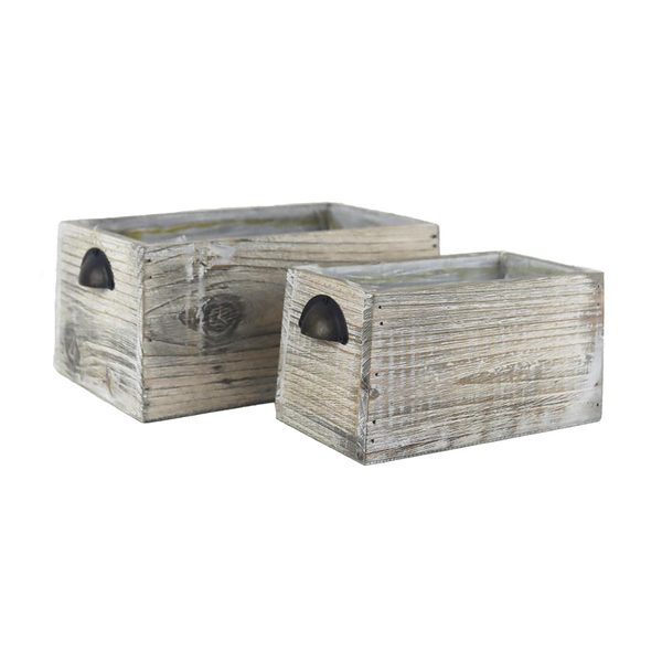 Obal k osázení s plastem, S/2 D7495 - L:22.5 × 13.5 × 10 S:17 × 9.5 × 9