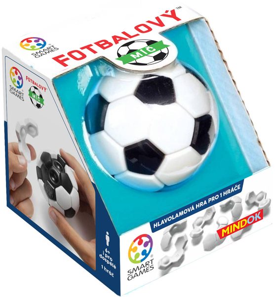 MINDOK HRA Smart Fotbalový míč hlavolam skládačka pro 1 hráče