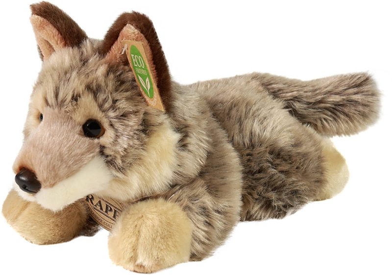 PLYŠ Kojot/vlk ležící 20cm Eco-Friendly *PLYŠOVÉ HRAČKY