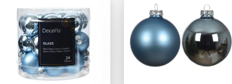 Vánoční ozdoba, 24 ks 371516-13 - 2.5 cm