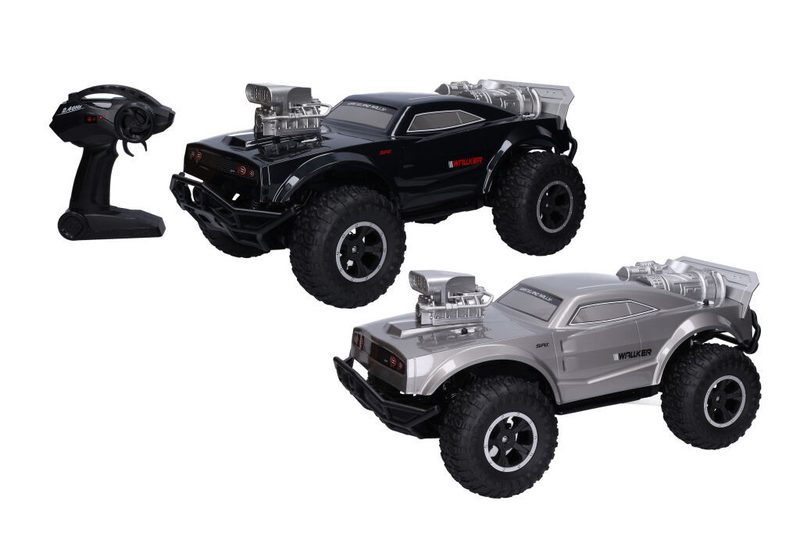 RC Auto na ovládání 48cm černé, stříbrné na vysílačku 2,4GHz