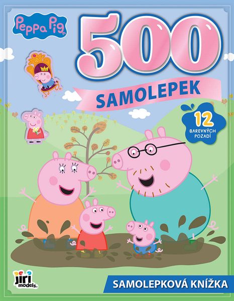 JIRI MODELS Velká samolepková knížka 500 samolepek Peppa Pig