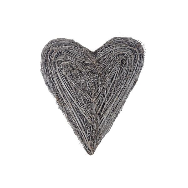 Dekorační srdce P2446/1 - 39x33x6 cm