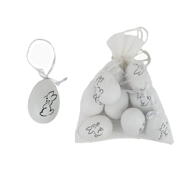 VELIKONOČNÍ DEKORACE vajíčka, 9 ks X6794 - 13 cm