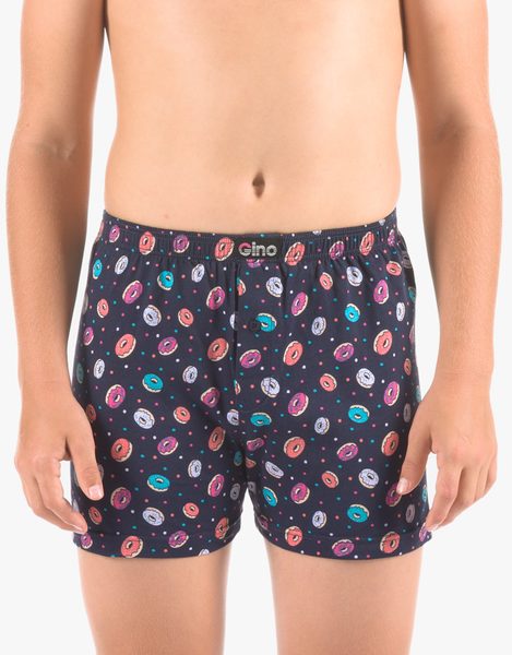 GINA dětské trenky volné chlapecké, šité, s potiskem 25017P