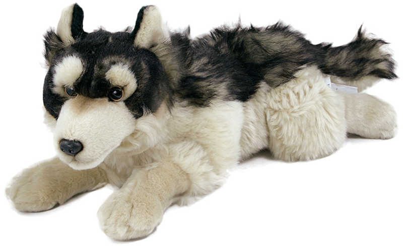 PLYŠ Vlk ležící 30 cm *PLYŠOVÉ HRAČKY*
