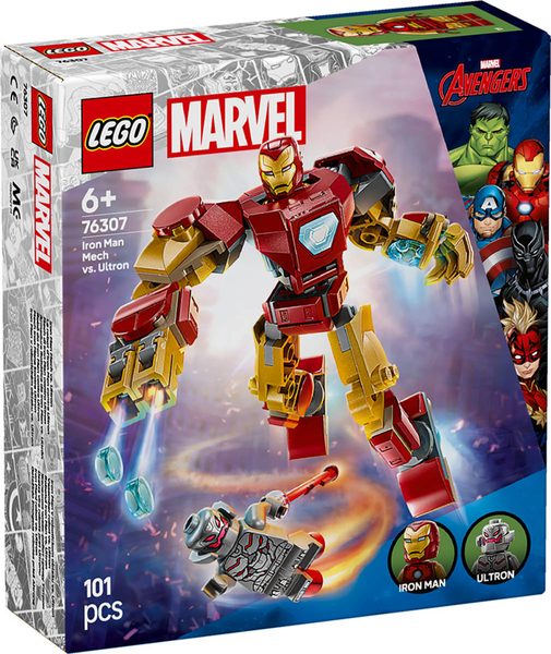 LEGO MARVEL Iron Man v robotickém obleku vs. Ultron 76307