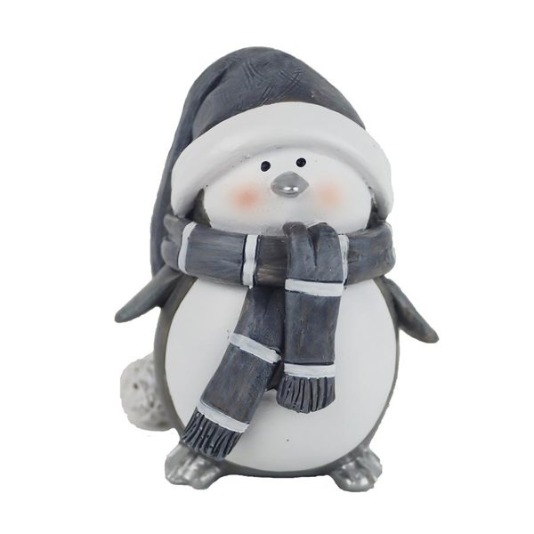Dekorace tučňák X8473 - 9*6.5*11