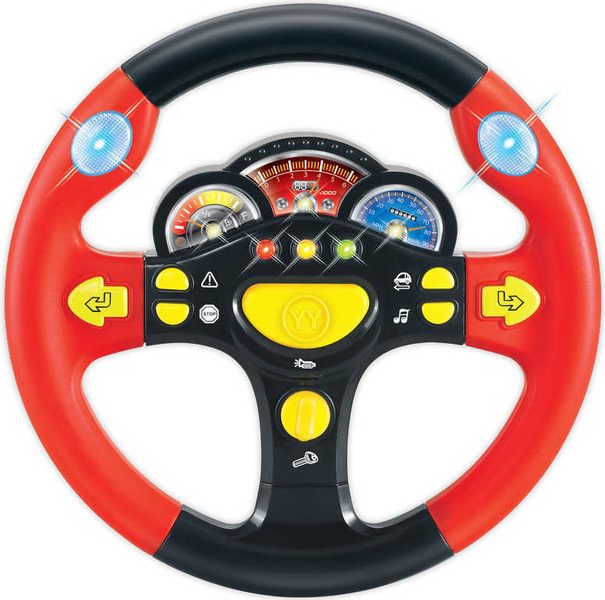 Volant mluvící ČESKY světlo zvuk plastový