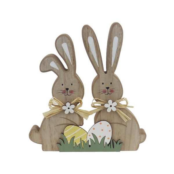 Velikonoční DEKORACE zajíčci D6754 -  20 cm