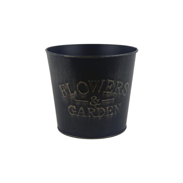 Květináč plechový K3954/2 - dia 15 × 13 cm