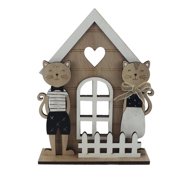 Dekorace domeček D7793/2 - 14×4×18.5