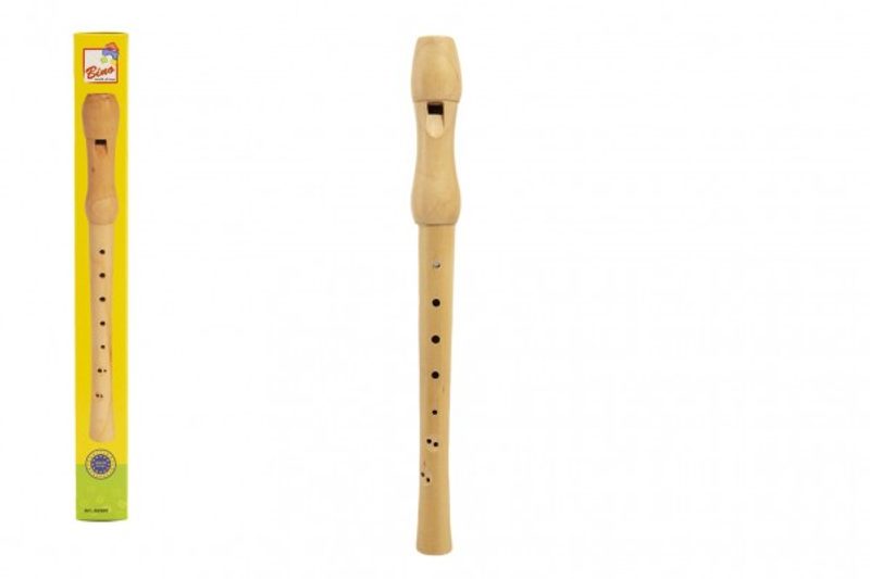 Flétna dřevo 32cm v krabičce 4x34x4cm